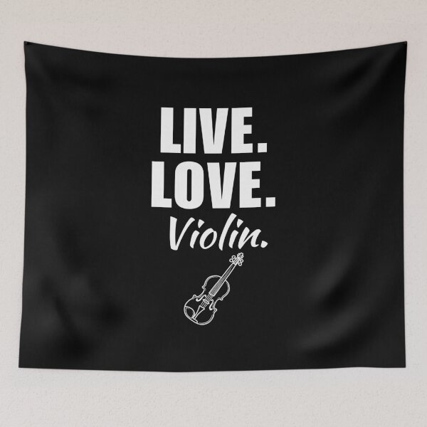 Item preview, Live, love, violin. Violin instrument musician quote or saying, violinist girl or mom designed and sold by NBSStore.
