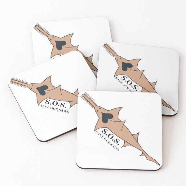 Item preview, SAVE OUR SAWS Warm Sand with Black Heart designed and sold by Allysha Lazar.