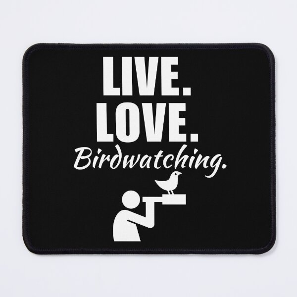 Item preview, Live, love, birdwatching. Birdwatching or birding hobby quote or saying for bird enthusiasts fan designed and sold by NBSStore.