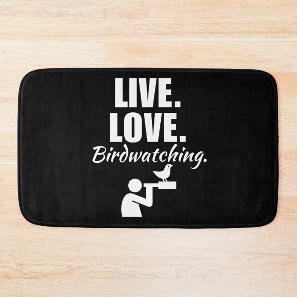 Item preview, Live, love, birdwatching. Birdwatching or birding hobby quote or saying for bird enthusiasts fan designed and sold by NBSStore.