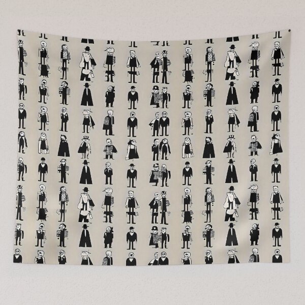 Item preview, Dead Gents Wallpaper designed and sold by Zenvo.