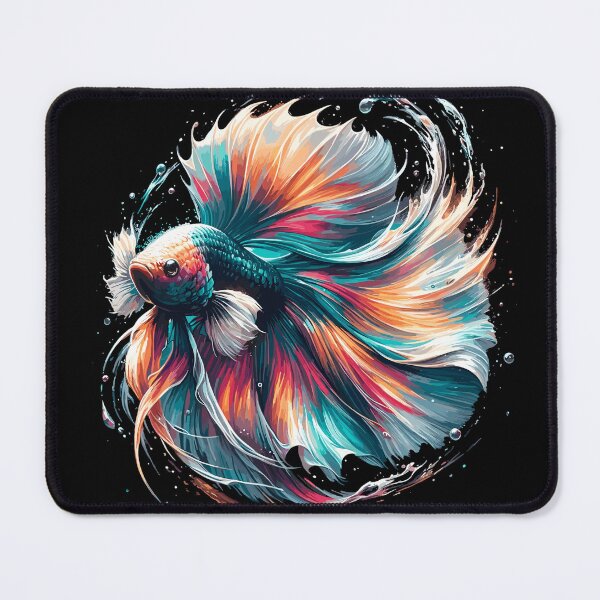 Item preview, Bright Betta Splendens, colorful fighting fish designed and sold by FinFriends.