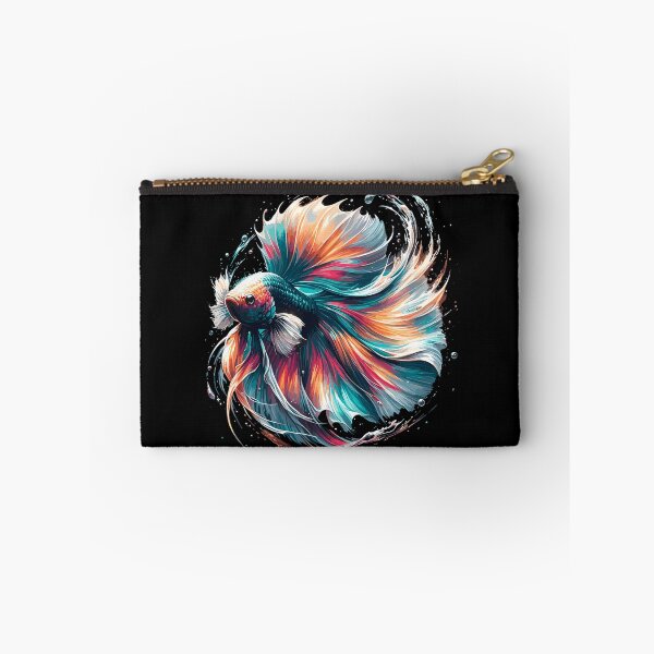 Artikelvorschau, Leuchtender Betta Splendens, Kampffsich bunt entworfen und verkauft von FinFriends.