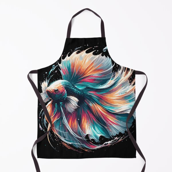 Artikelvorschau, Leuchtender Betta Splendens, Kampffsich bunt entworfen und verkauft von FinFriends.
