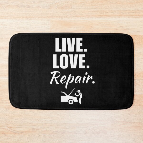 Item preview, Live, love, repair. Funny car mechanic dad quote or saying for husband job profession designed and sold by NBSStore.