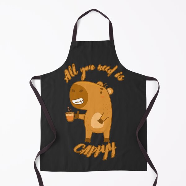 Item preview, All you need is Cappyy, sweet capy, funny capy funny capybara, All you need is coffee, capy, humor, designed and sold by GOLDENGARDENART.
