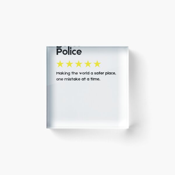 Item preview, Product Review, Police, five star designed and sold by Numbers-Art.