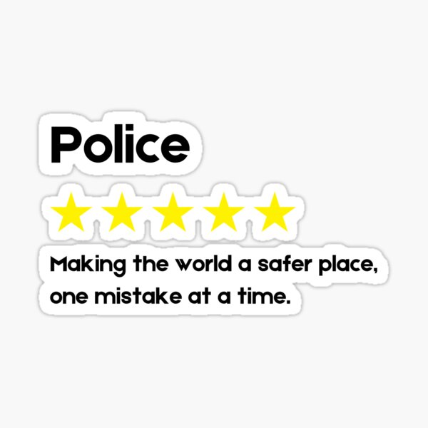 Item preview, Product Review, Police, five star designed and sold by Numbers-Art.