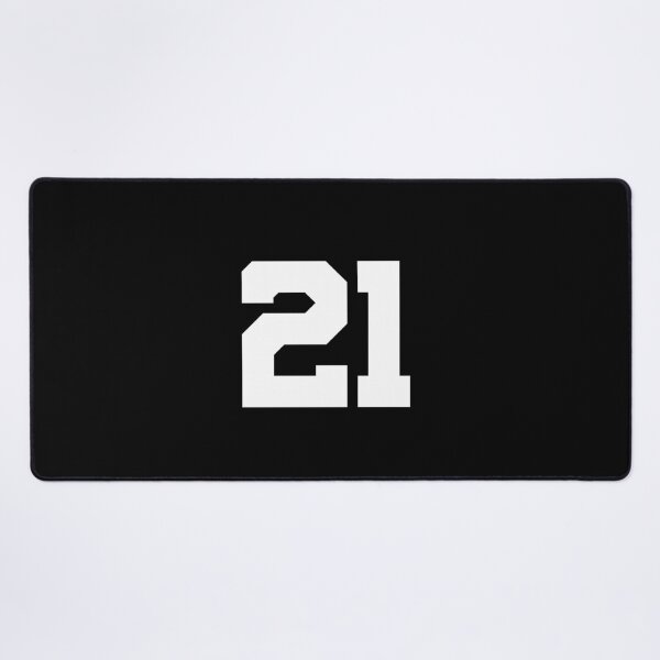 Item preview, 21, twenty-one, white, University designed and sold by Numbers-Art.