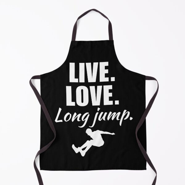 Item preview, Live, love, long jump. Long jumper sport funny quote or saying designed and sold by NBSStore.