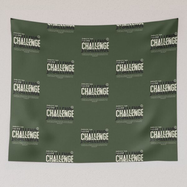 Item preview, Complete Your Challenge | Green Background designed and sold by RM-Journey.
