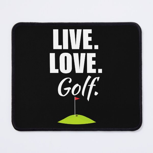 Item preview, Live, love, golf. Funny golfing dad or mom saying or quote for golf hobby fan designed and sold by NBSStore.