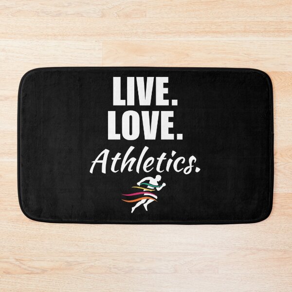 Item preview, Live, love, athletics. Funny athletics sport saying or quote for mom or dad running fan designed and sold by NBSStore.