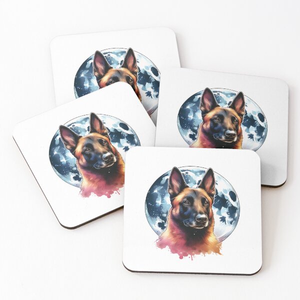 Item preview, Belgian Malinois And Moon designed and sold by TheAnimalZ00.