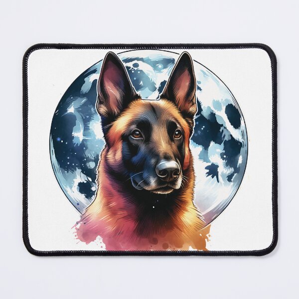 Item preview, Belgian Malinois And Moon designed and sold by TheAnimalZ00.