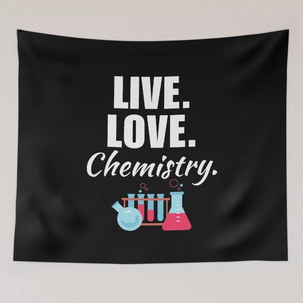 Item preview, Live, love, chemistry. Funny chemist quote or saying for gradute, mom or dad, husband or wife designed and sold by NBSStore.