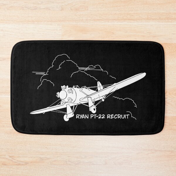 Item preview, Ryan PT-22 Recruit WW2 Military Trainer Plane Flying Clouds designed and sold by MilitaryMart.