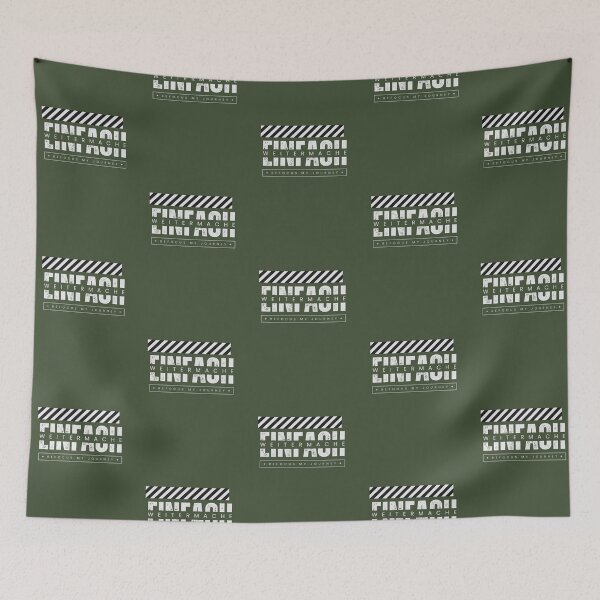 Item preview, Einfach weitermachen | Green Background designed and sold by RM-Journey.