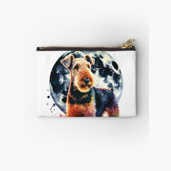 Item preview, Airedale Terrier And The Moon designed and sold by TheAnimalZ00.