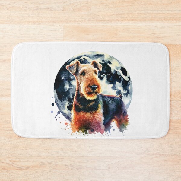 Item preview, Airedale Terrier And The Moon designed and sold by TheAnimalZ00.