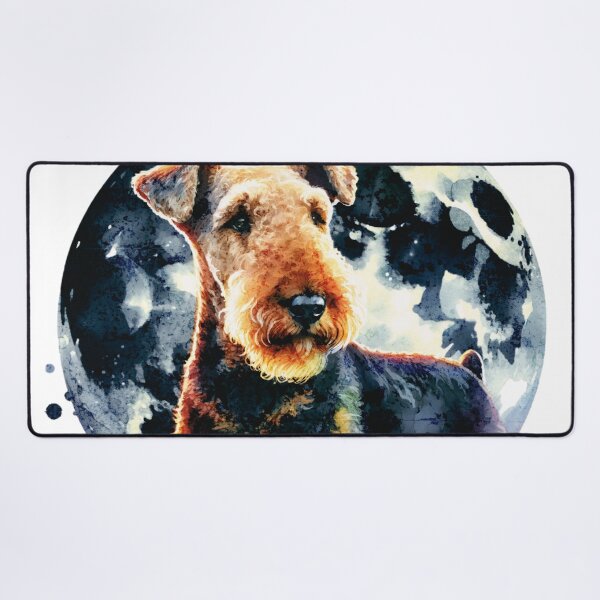 Item preview, Airedale Terrier And The Moon designed and sold by TheAnimalZ00.