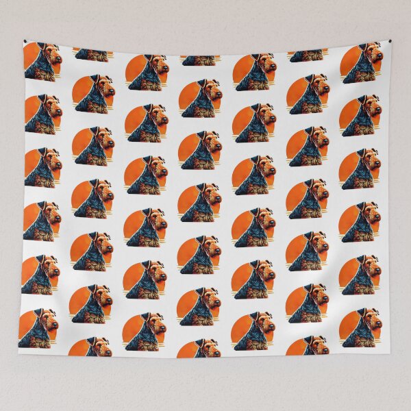 Item preview, Airedale Terrier Sunset designed and sold by TheAnimalZ00.