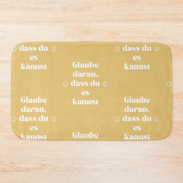 Item preview, Glaube daran, dass du es kannst | Yellow Background designed and sold by RM-Journey.