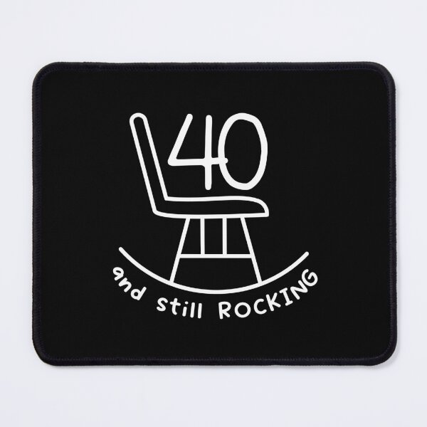 Item preview, Funny 40th Birthday Quote | 40 And Still Rocking designed and sold by AgataMaria.