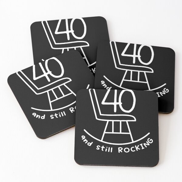 Item preview, Funny 40th Birthday Quote | 40 And Still Rocking designed and sold by AgataMaria.