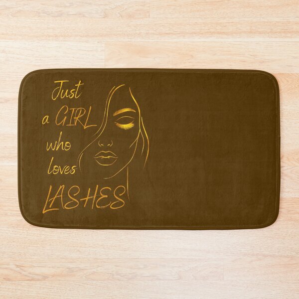 Item preview, JUST A GIRL WHO LOVES LASHES designed and sold by Meandmyshop.