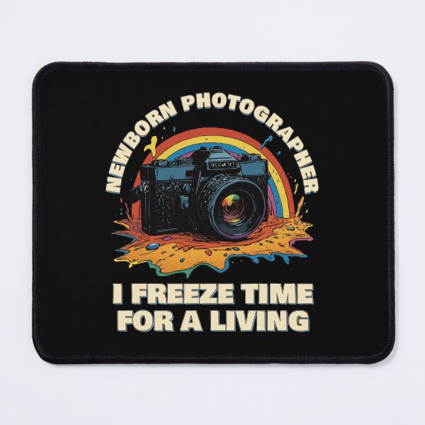 Item preview, Newborn Photographer I Freeze Time for a Living - Birth Photographer Rainbow Camera designed and sold by thecatcouch.