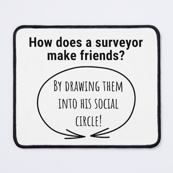Item preview, Surveyor dad joke  - How does a surveyor like his coffee? designed and sold by Marc Molenaar.