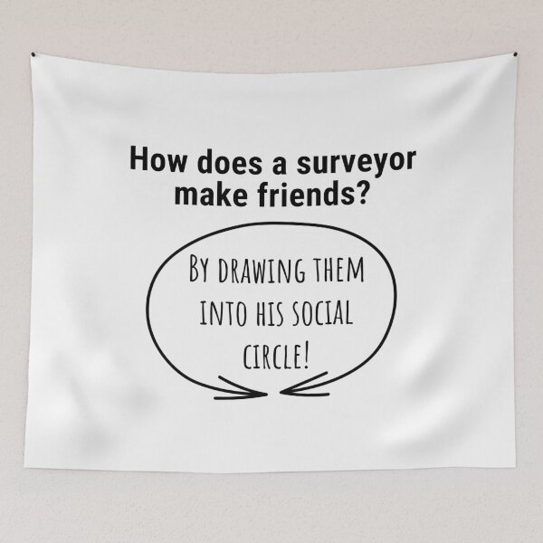 Item preview, Surveyor dad joke  - How does a surveyor like his coffee? designed and sold by Marc Molenaar.