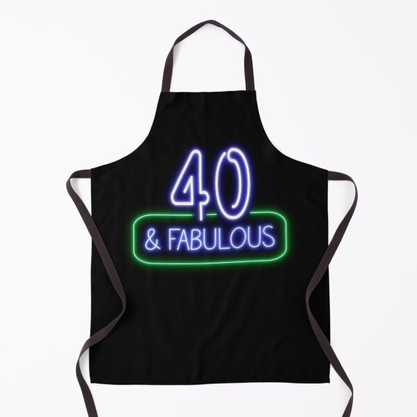 Item preview, Funny 40th Birthday Quote | 40 and Fabulous designed and sold by AgataMaria.