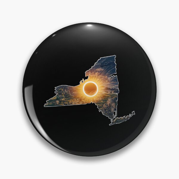 Item preview, Total Solar Eclipse New York 2024 designed and sold by Micjr.