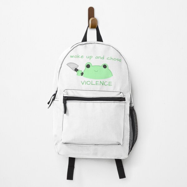 Item preview, woke up and chose violence frog designed and sold by amupanda.