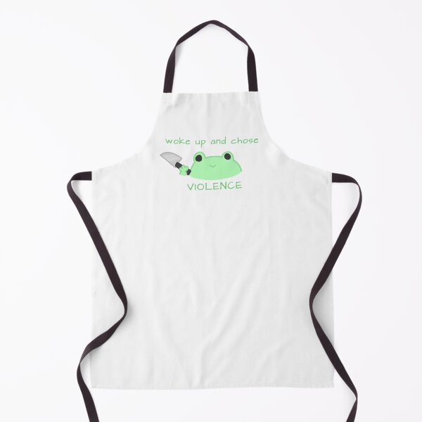 Item preview, woke up and chose violence frog designed and sold by amupanda.