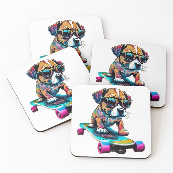 Item preview, Skating Pup designed and sold by Zenvo.