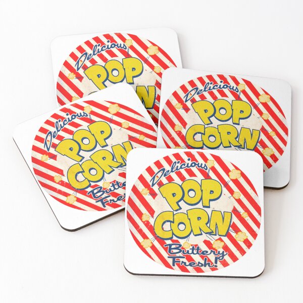 Item preview, Retro Vintage  Delicious Pop Corn Buttery Fresh sign (from real sign) designed and sold by PIXEL POP DESIGNS - Beyond the Norm!.