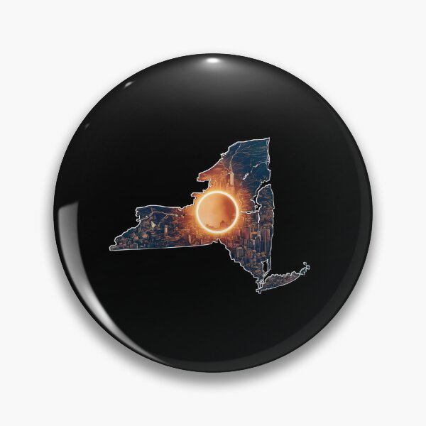 Artikelvorschau, Totale Sonnenfinsternis New York 2024 entworfen und verkauft von Micjr.