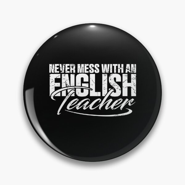 Item preview, Funny Never Mess With An English Teacher Funny Grammar Spelling designed and sold by 07Art.