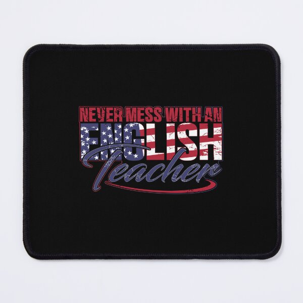 Item preview, Funny Never Mess With An English Teacher Funny Grammar Spelling designed and sold by 07Art.