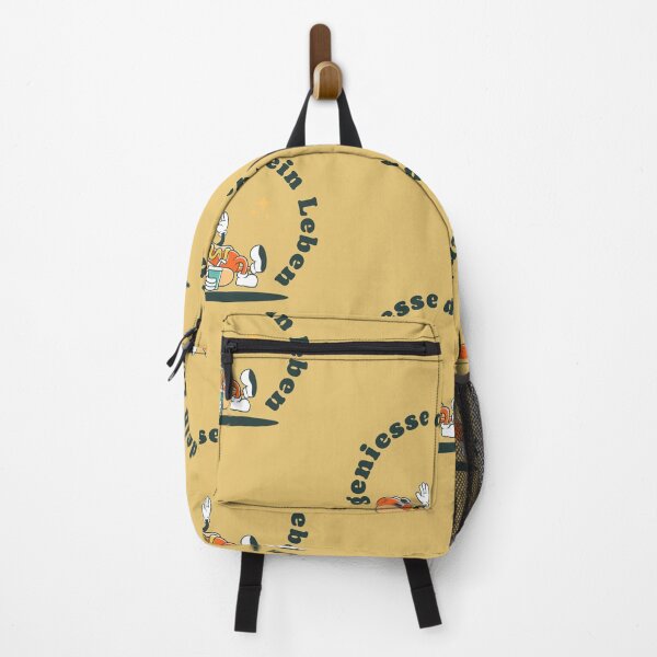 Item preview, Genieße dein Leben | Illustration of a Cute Hot Dog | Yellow Background designed and sold by RM-Journey.