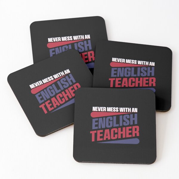 Item preview, Funny Never Mess With An English Teacher Funny Grammar Spelling designed and sold by 07Art.