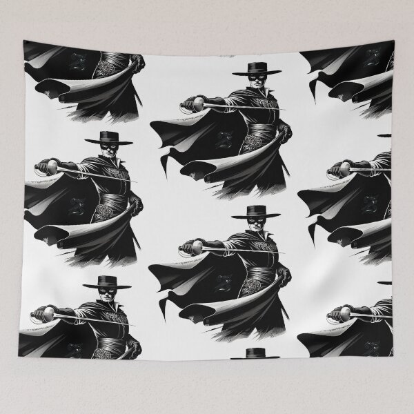 Item preview, Zorro: Supreme Dexterity. Fan Art. Don Diego de la Vega. Gifts for Zorro Fans designed and sold by LilianPixel.