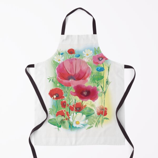 Item preview, Watercolor summer poppys designed and sold by sonaadalian.