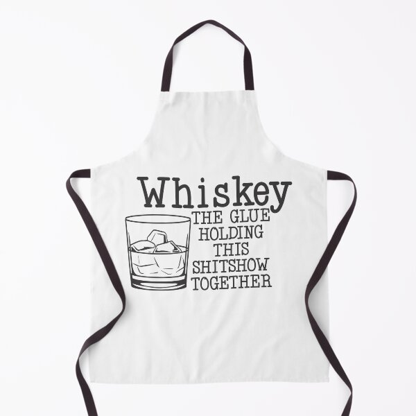 Item preview, Whiskey The Glue Holding This Shitshow Together designed and sold by TheStickerForge.