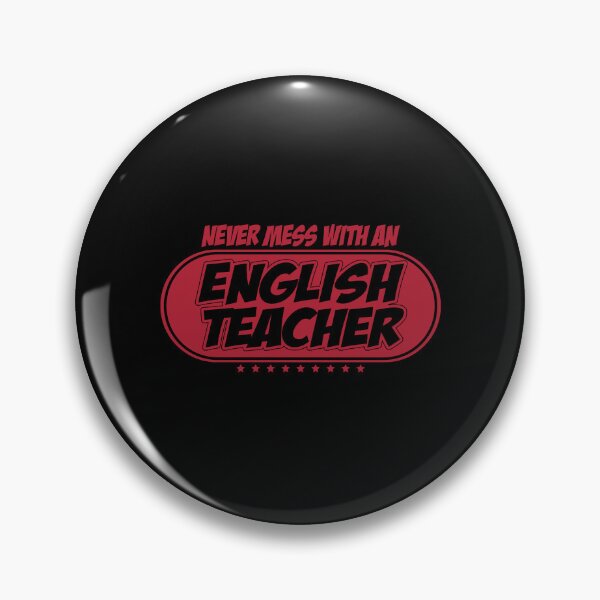 Item preview, Funny Never Mess With An English Teacher Funny Grammar Spelling designed and sold by 07Art.