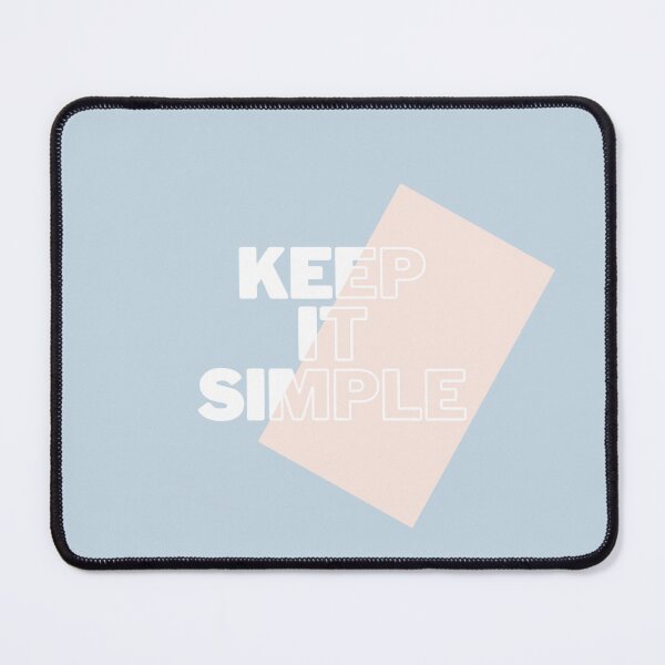 Item preview, Keep It Simple | Pastel Blue Background designed and sold by RM-Journey.