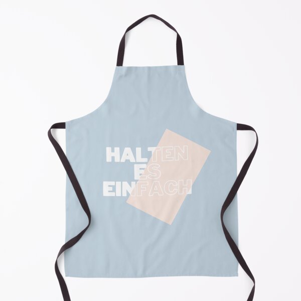 Item preview, Halte es einfach | Pastel Blue Background designed and sold by RM-Journey.